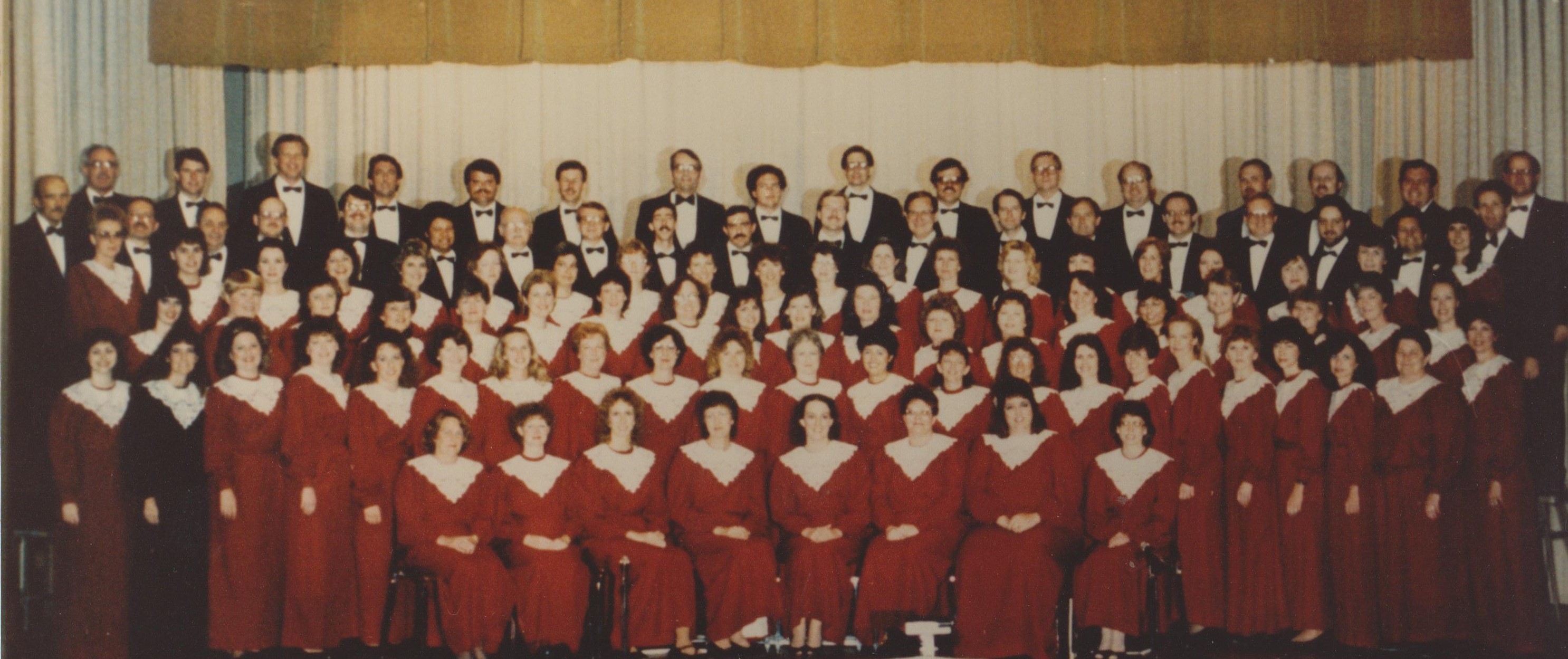 Cropped old choir photo